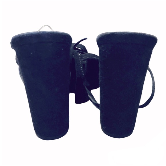 Shutz black suede Damila crisscross tie sandals - Picture 10 of 11